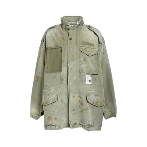 Distressed M-65 Jacket / Kha