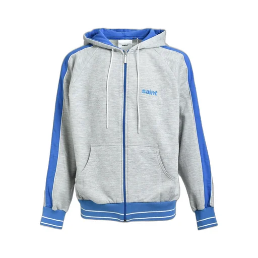 Zip Hoodie/Side Line/Gry