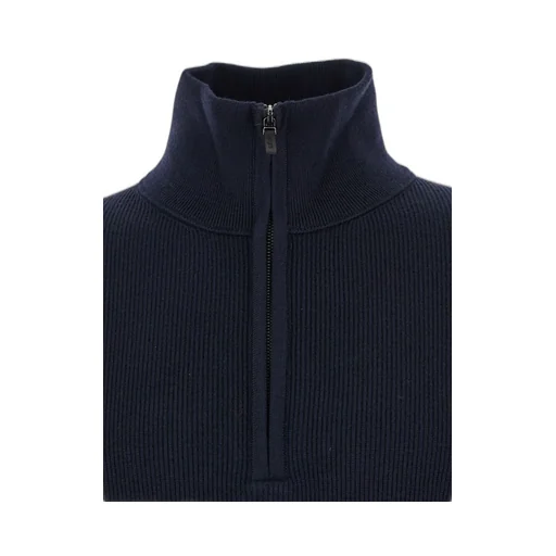 Kangra High Neck Half-Zip Knitwear