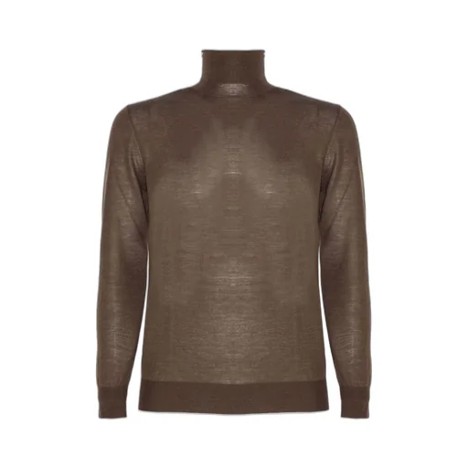 Kangra High-Collar Ribbed Knitwear