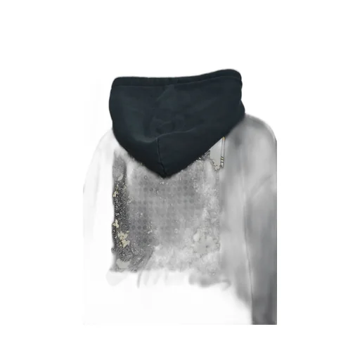 Bleach Bandana Os Hoodie / Blk