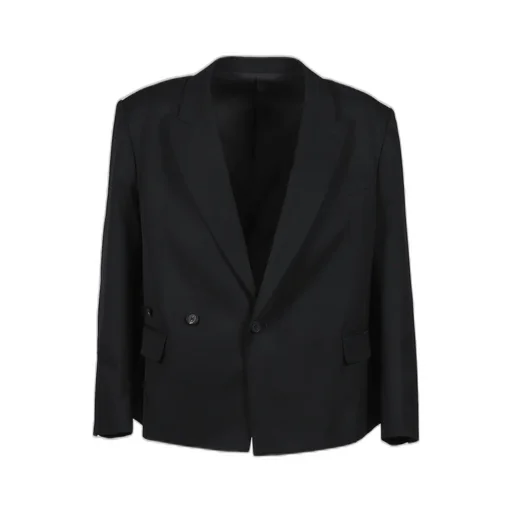 Super140 Double Breasted Jacket .14 / Blk