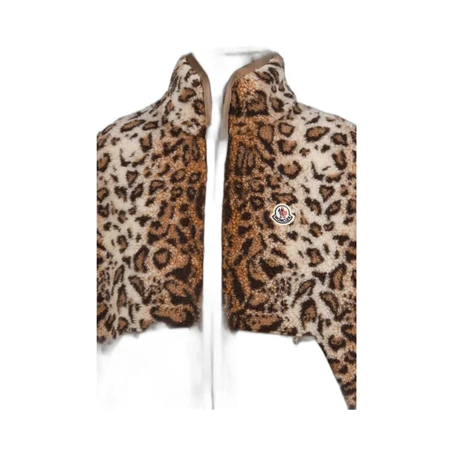 Zip Up Cardigan / Leopard