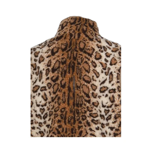 Zip Up Cardigan / Leopard