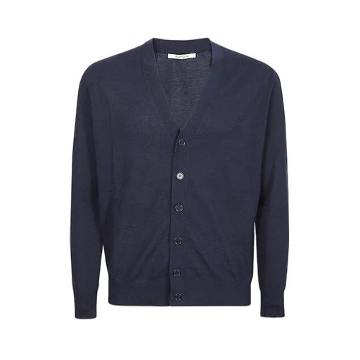Kangra Cashmere Long Sleeved V-Neck Buttoned Cardigan