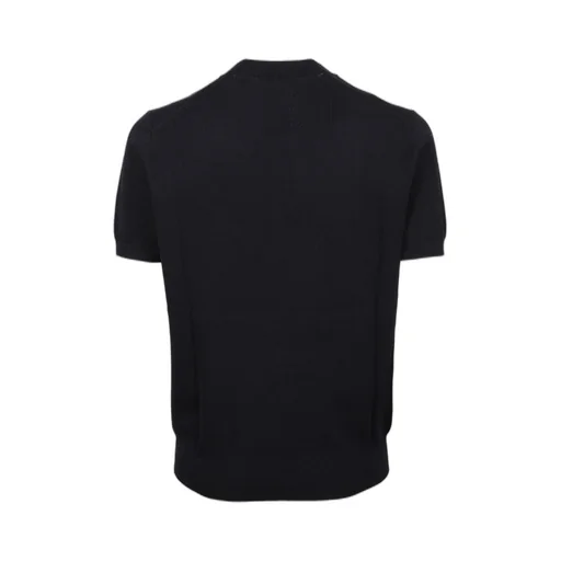 Kangra Cashmere Ribbed Knit T-Shirt