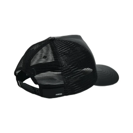 Leather Ma Trucker Hat / Black