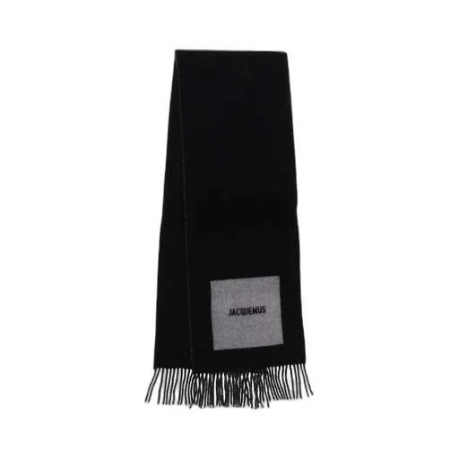 L Echarpe Rond Carre / Blk