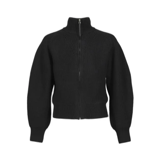 Le Cardigan Zippe Merino / Blk