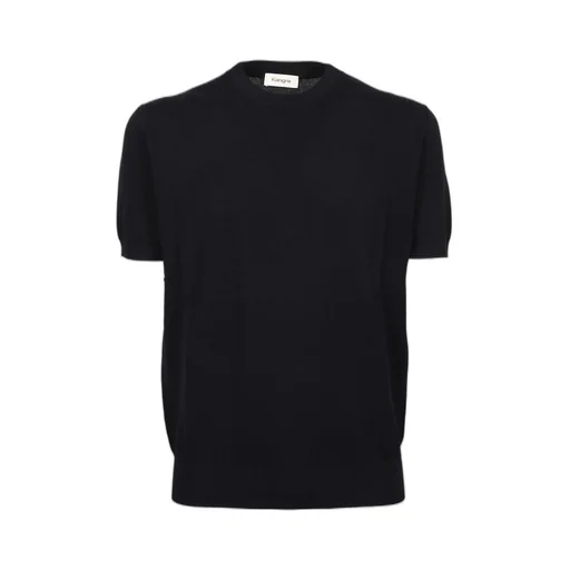 Kangra Cashmere Ribbed Knit T-Shirt