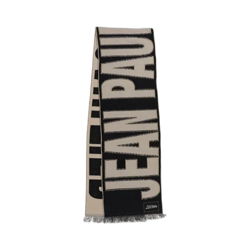 Logo Scarf / Ecru/Blk