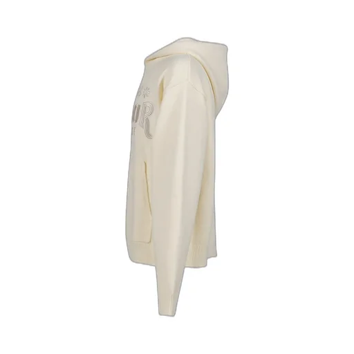 Art Knit Hoodie / Bone