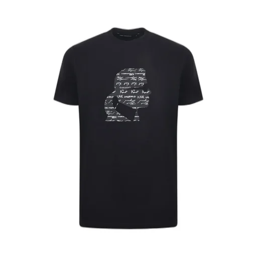 Karl Lagerfeld Logo Printed Crew Neck T-Shirt
