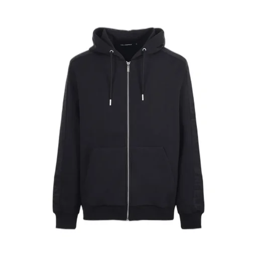 Karl Lagerfeld Zip-Up Long Sleeved Hoodie