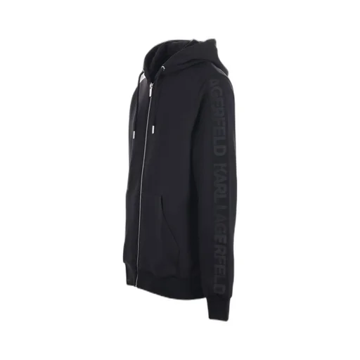 Karl Lagerfeld Zip-Up Long Sleeved Hoodie