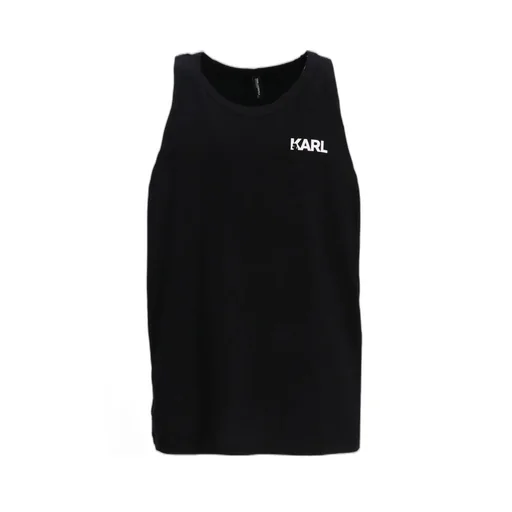 Karl Lagerfeld Logo Printed Beach Tank Top