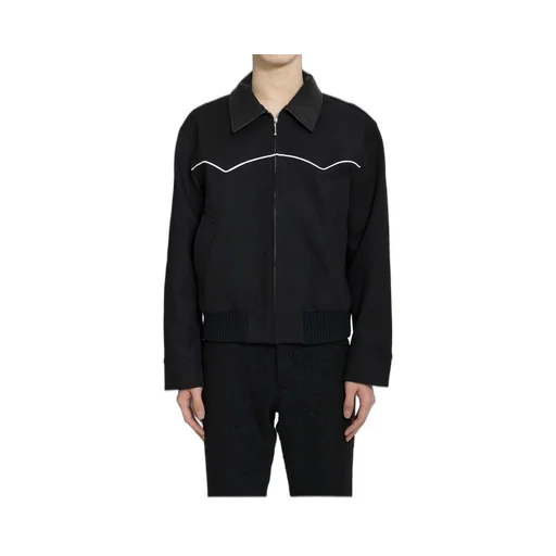 Western Harrington Jacket / Blk