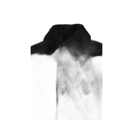 Quilted Leather Bomber / Black