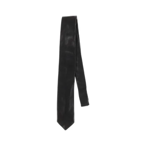 Leather Classic Tie / Black