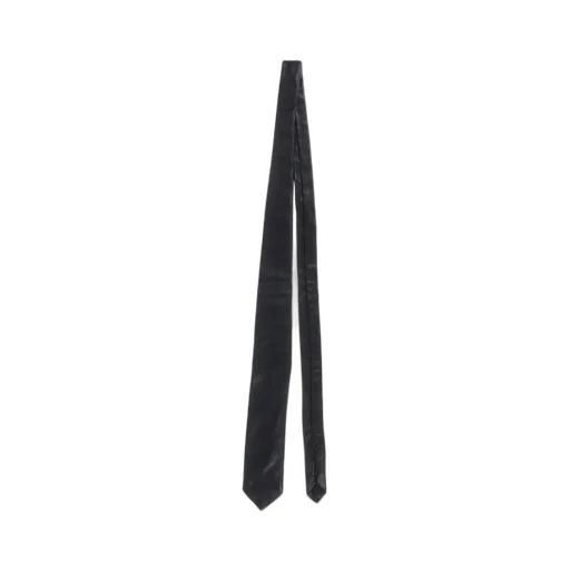 Leather Classic Tie / Black