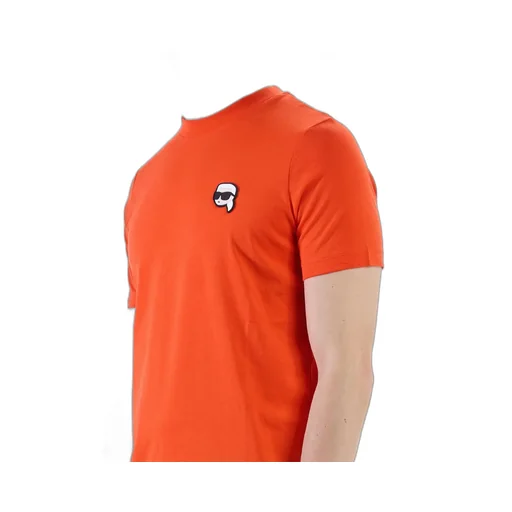 Karl Lagerfeld Logo Printed Crewneck T-Shirt