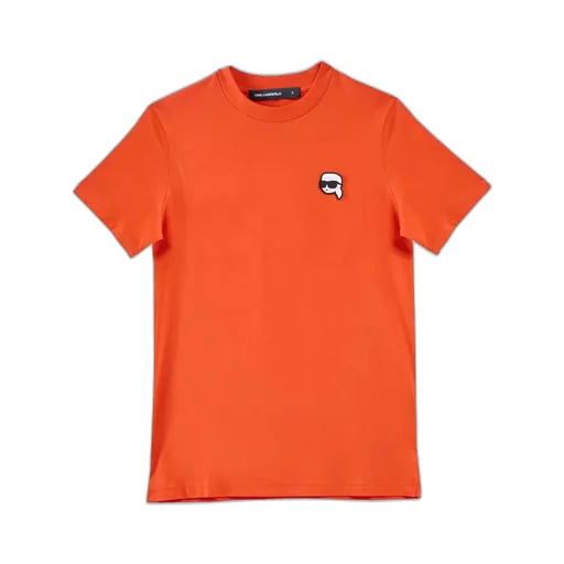 Karl Lagerfeld Logo Printed Crewneck T-Shirt