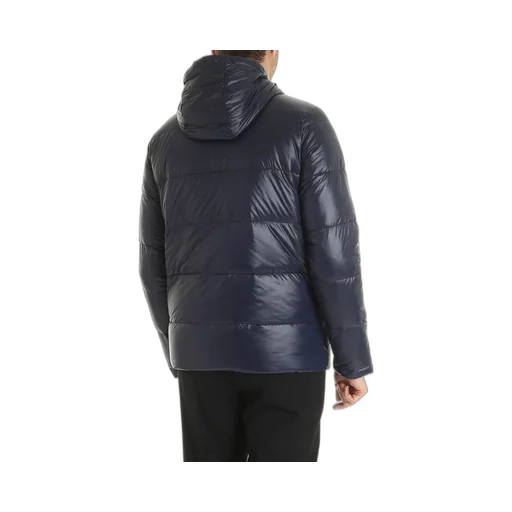 Karl Lagerfeld Zipped Hooded Down Jacket