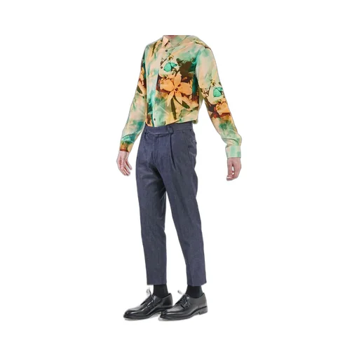 Karl Lagerfeld Pleated Cropped Trousers