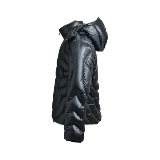 Cc Quilted Puffer Jacket / Blk