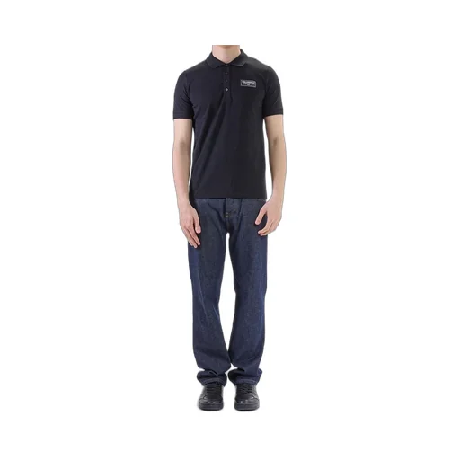 Karl Lagerfeld Logo Patch Polo Shirt
