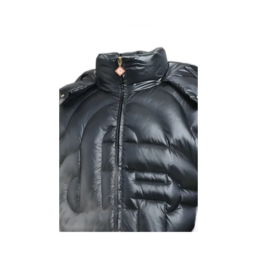 Cc Quilted Puffer Jacket / Blk