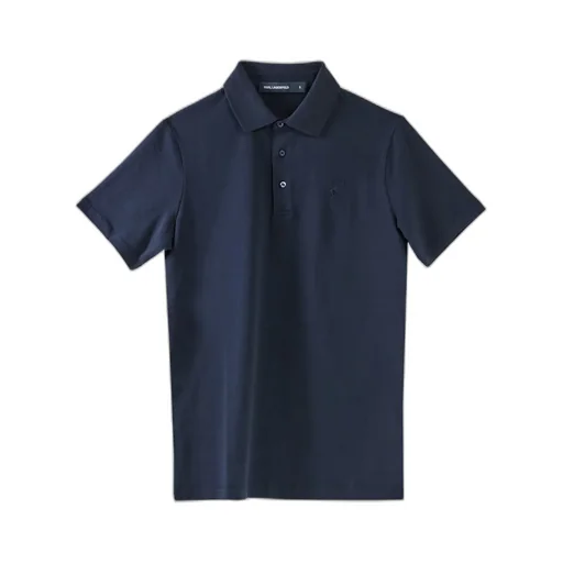 Karl Lagerfeld Logo Embroidered Polo Shirt