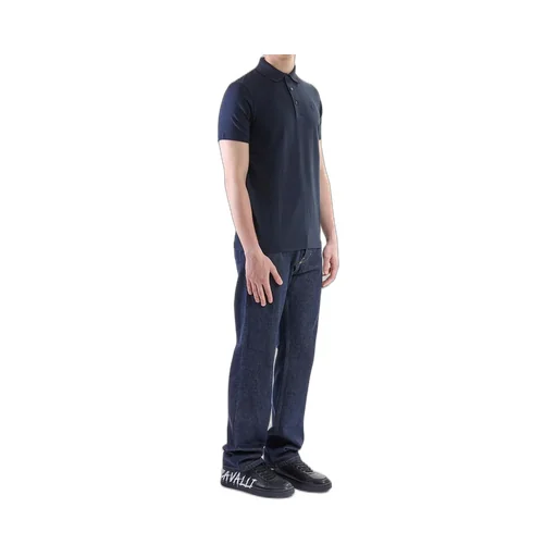 Karl Lagerfeld Logo Embroidered Polo Shirt