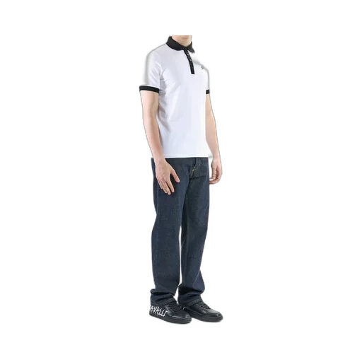 Karl Lagerfeld Contrast Collar Polo Shirt