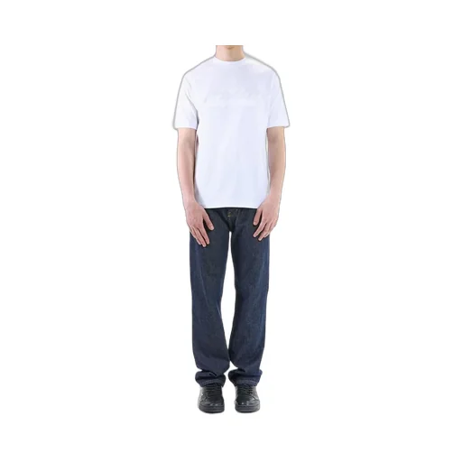 Karl Lagerfeld Logo Embossed Crewneck T-Shirt