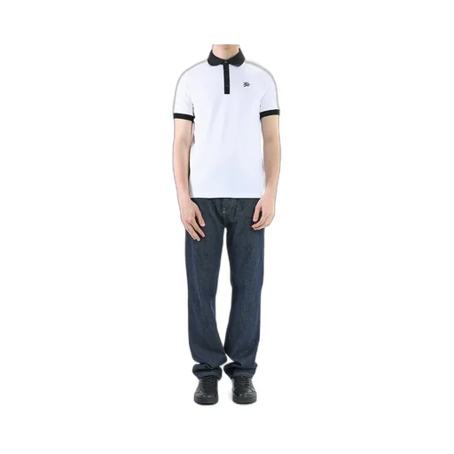 Karl Lagerfeld Contrast Collar Polo Shirt