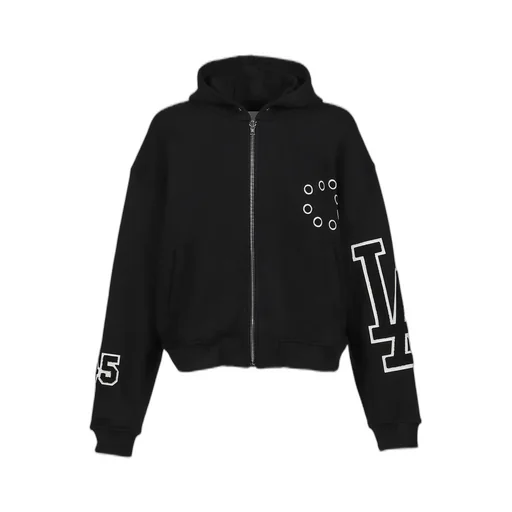 Hoodie With La Patches / Black