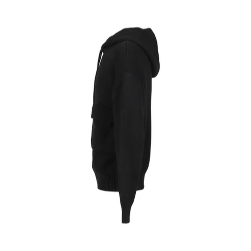 Pocket Hooded Sweater / Black