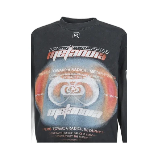 Divinity Paper Garden Ls Tee / Faded Blk