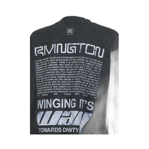 Divinity Paper Garden Ls Tee / Faded Blk