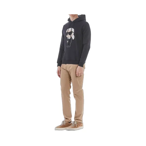 Karl Lagerfeld Patch Drawstring Hoodie