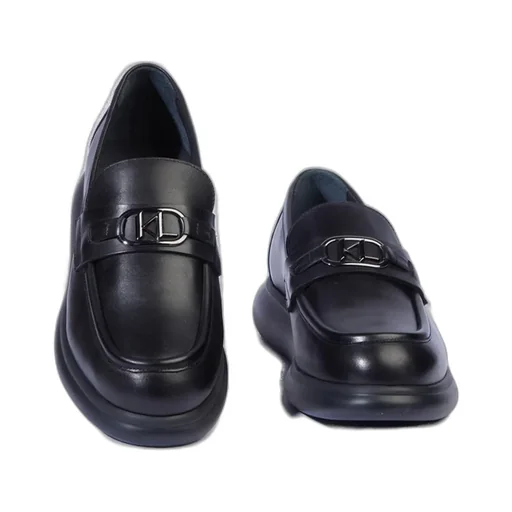 Karl Lagerfeld Logo Plaque Slip-On Loafers