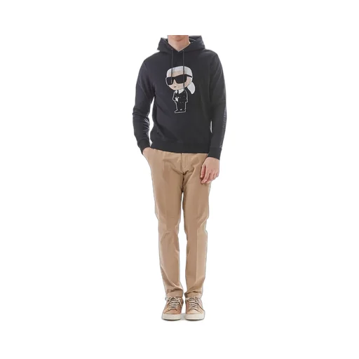 Karl Lagerfeld Patch Drawstring Hoodie