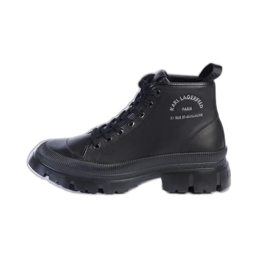 Karl Lagerfeld Chunky Lace-Up Boots