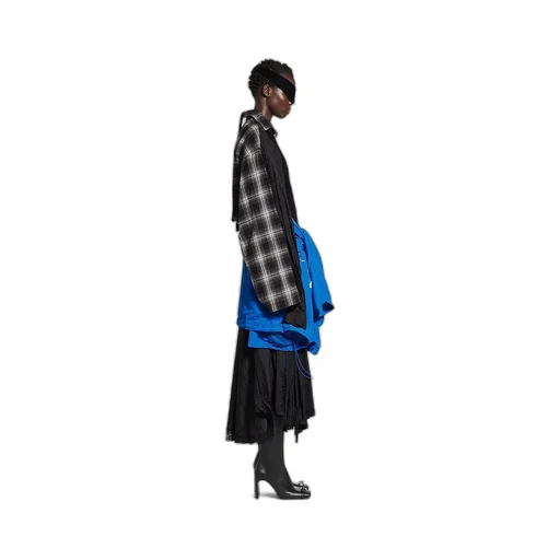 Patched Layered Dress