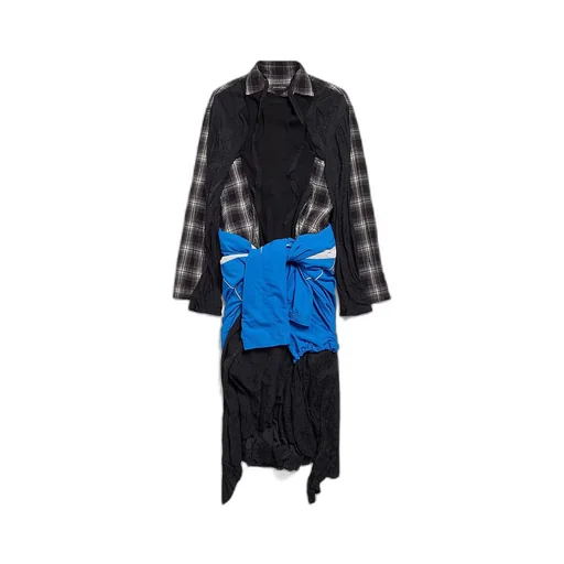 Patched Layered Dress