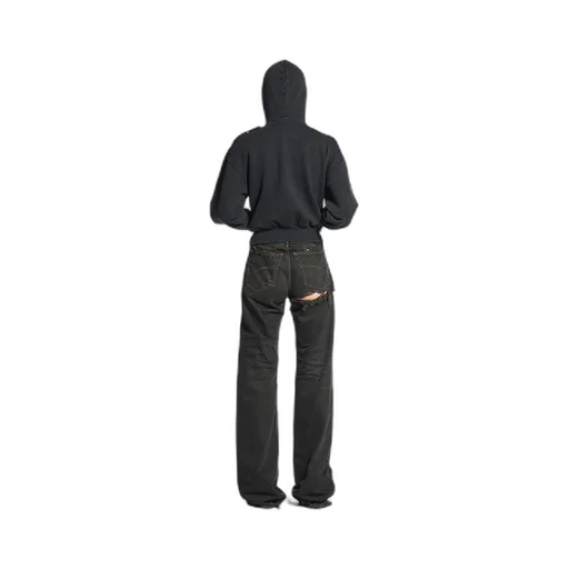 Fitted Low-Waist Pants