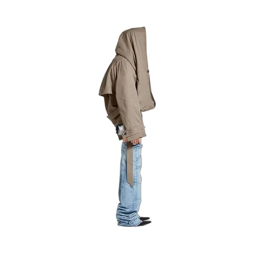 Flipped Hooded Trench
