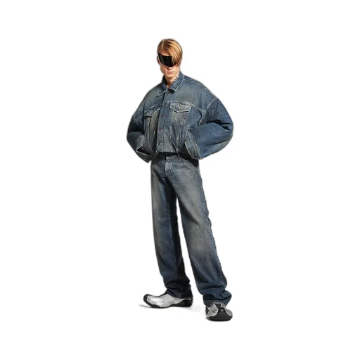 Fitted Low-Waist Pants