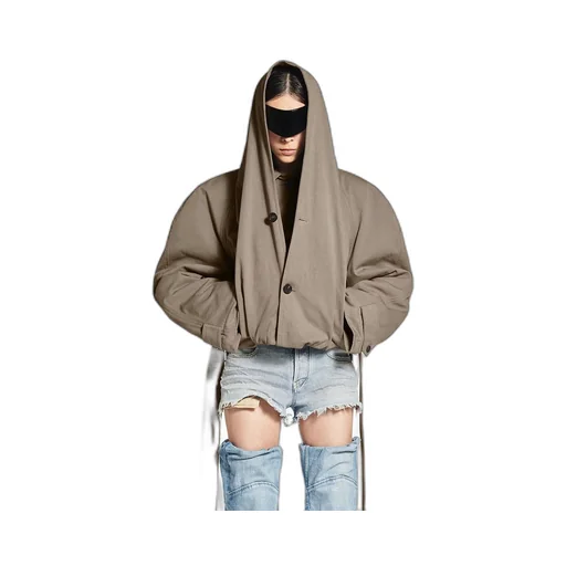Flipped Hooded Trench